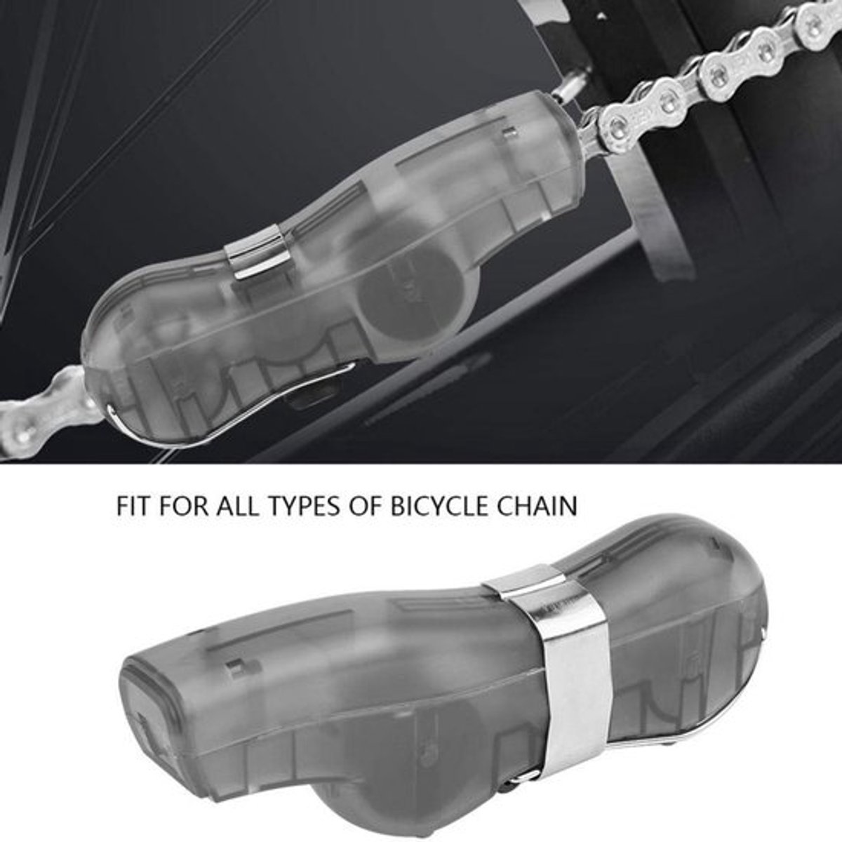 Zeynomax - Fiets Chain Cleaner - Kettingen Scrubber - Onderhoudsset - Compact