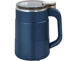 Elektrische Koffiemolen - Koffiemolen RVS - Verse Koffie Malen - Stille Werking - 17 x 11 cm - Blauw