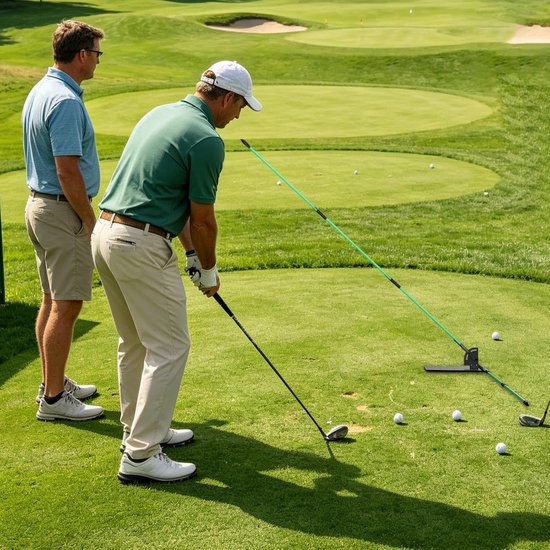 Golf Richtsysteem - Swing Trainer - Golf Oefening - Verstelbaar Vlak - 97976 g - Basis Indicator van GOLF — afbeelding 2
