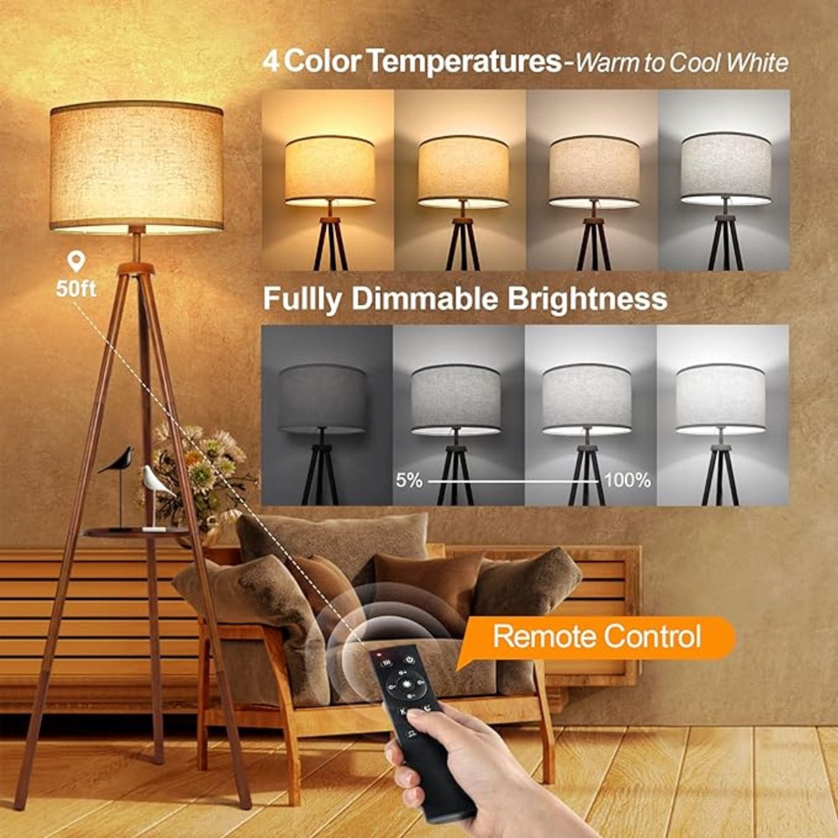 LED Tactische Zaklamp 30000 Lumen - USB Oplaadbare Zaklamp - Waterdichte Outdoor Zaklamp met 5 Lichtmodi voor Kamperen Wandelen en Noodgevallen