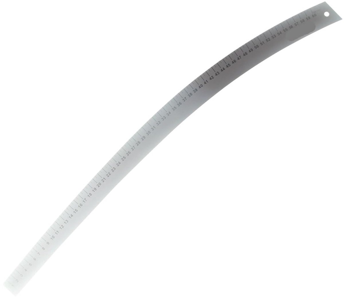 Metalen Liniaal - Rechte Rand - Patroon Maken - Gebogen Oppervlakken - 60 cm - Metaal