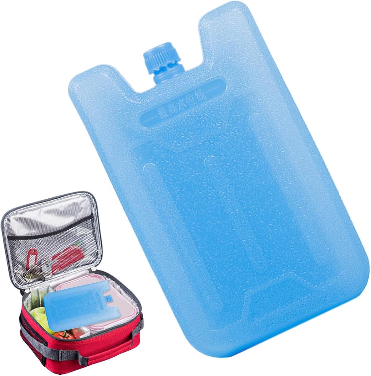 IJspakketten Voor Luchtkoelers - Koelelementen Koelkast - Efficiënt Koelen - Herbruikbare Kristaltechnologie - 12 x 4.5 x 3.5 cm