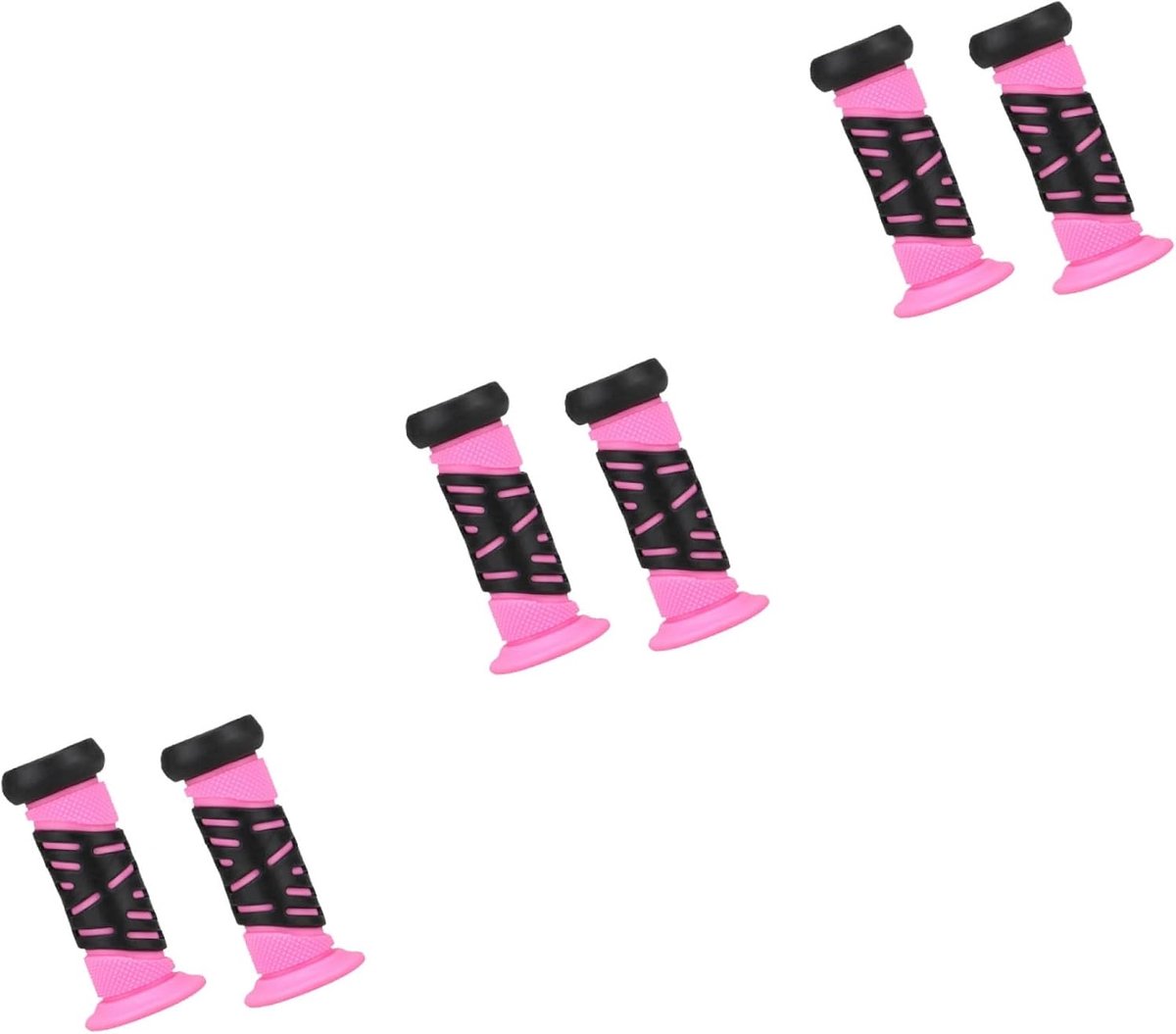 Fietshandvatten Kinderen - Grip Stuur - Veilig Fietsen - Schokabsorberend Rubber - 3 Paar - Roze