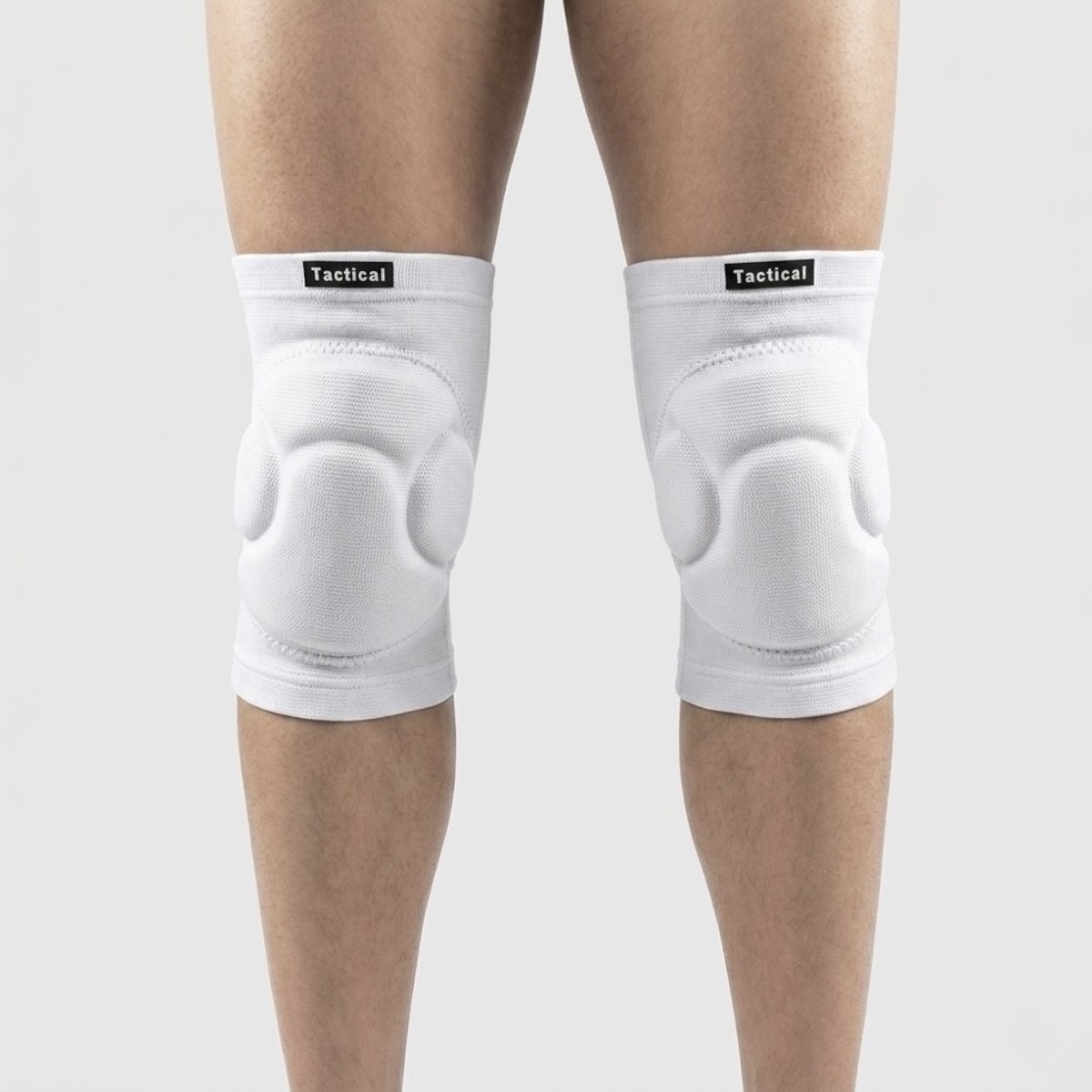 Tactical Fightwear Knee Pads Wit Set van 2 - 2 cm EVA Padding - MMA, BJJ, Wrestling- Maat L