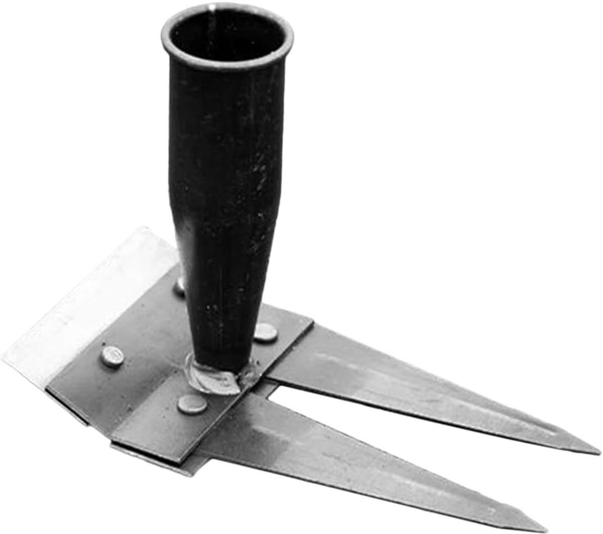 Metalen Hark - Tuin Gereedschap - Onkruid Verwijderen - Modulair Ontwerp - 20 cm Breed - Grijs