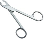 MEDLUXY PRO - Ciseaux à cuticules (ciseaux pour la peau et la peau) - Courbés - Pointus / Pointus - 10 cm - (Coupe-cuticules) Coupe-cuticules (élimination des cuticules)