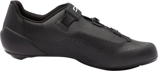 Zwarte Sidi fietsschoen met mesh bovenkant.