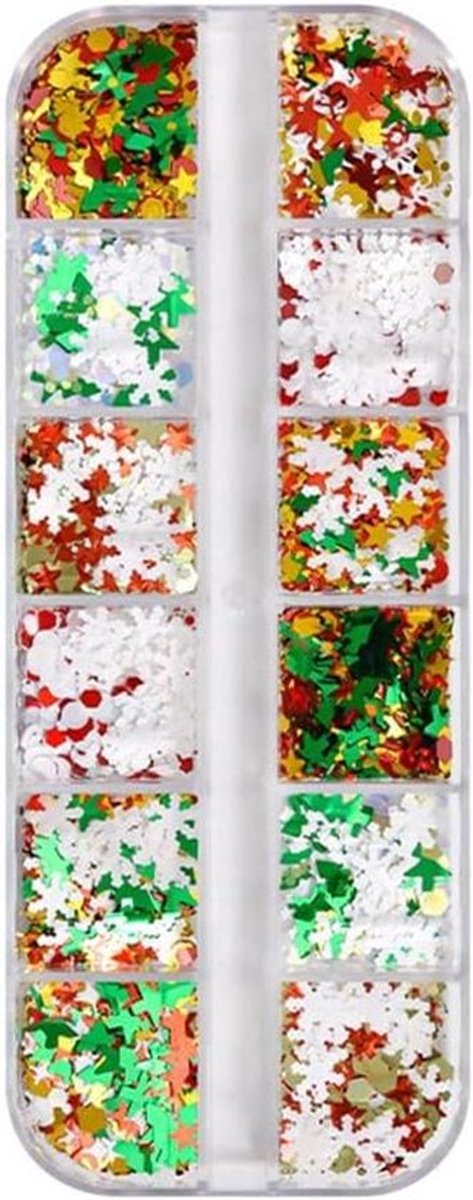 Inovra Plus - Set met kerst glitter en sneeuwvlokken