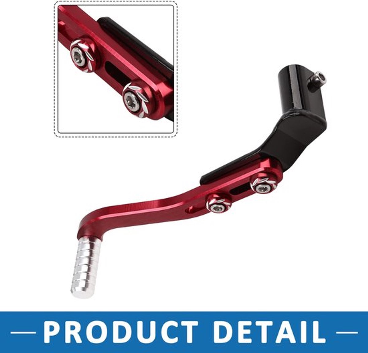 Dailygoods- Versnellingshendel Gegroefd - Pedaal - Aluminium Legering - Antislip