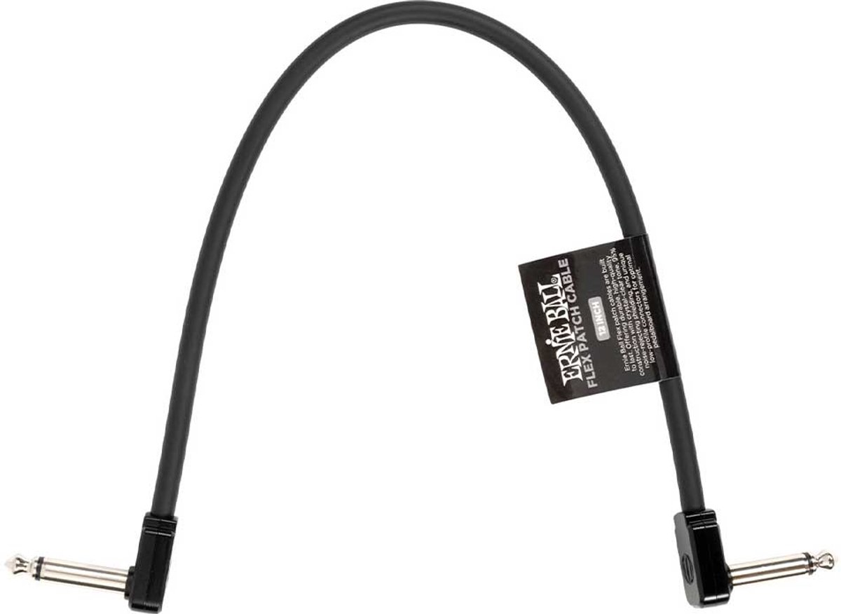 Ernie Ball 6440 Flex Patch Black patchkabel 30 cm