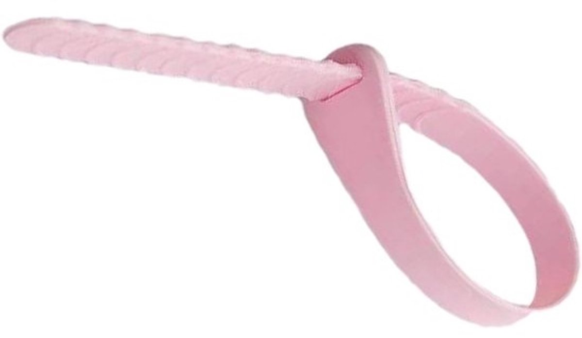Toiletbrilhouder - Toiletdeksel lifter - Hygiënisch toiletgebruik - Voedselveilige siliconen - 10x2 cm - Roze