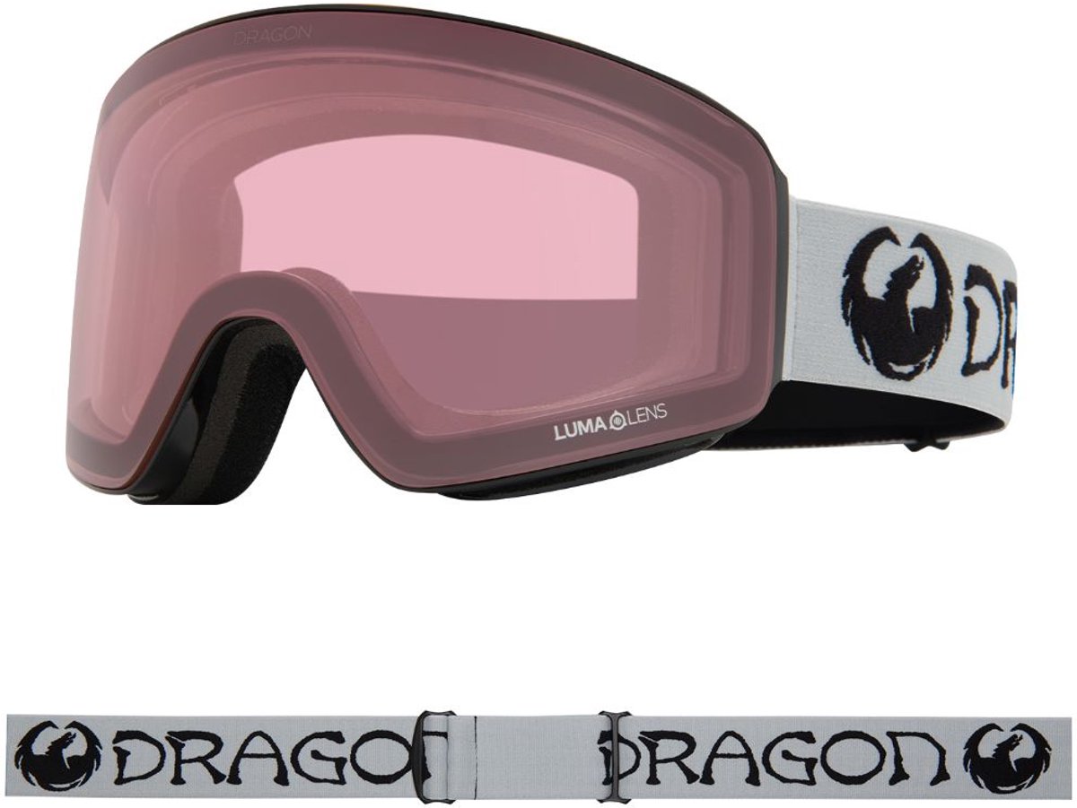 Dragon Alliance PXV Skibril - Classic Grey/Photochromic Light Rose