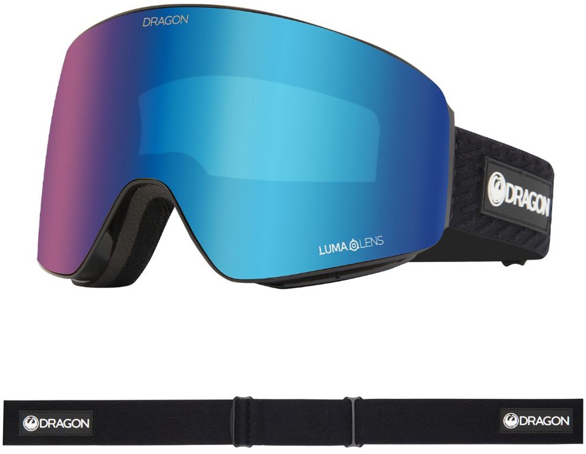Dragon Alliance PXV Skibril - Icon Blue/LL Blue Ionized & LL Amber