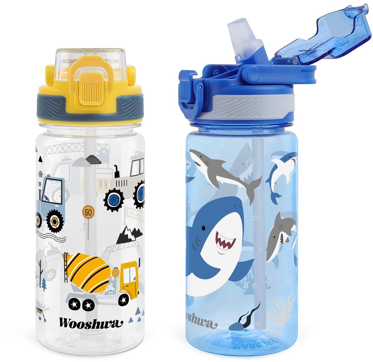 Kinderdopper met Rietje - 480 ml, 2 Stuks