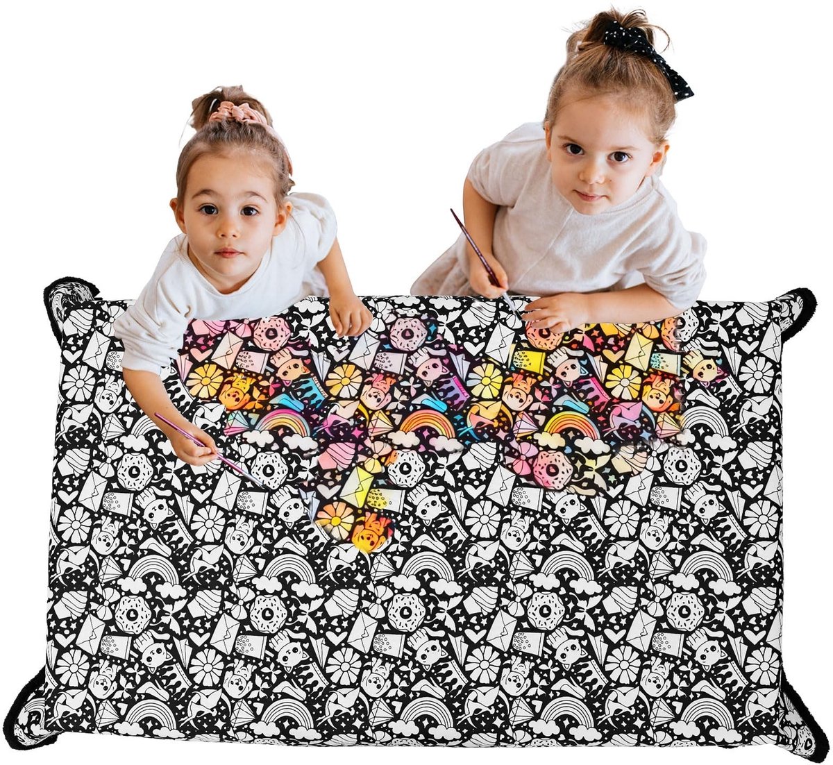 DIY Verfdeken - Wasbaar en zacht polyester - 114 x 146 cm