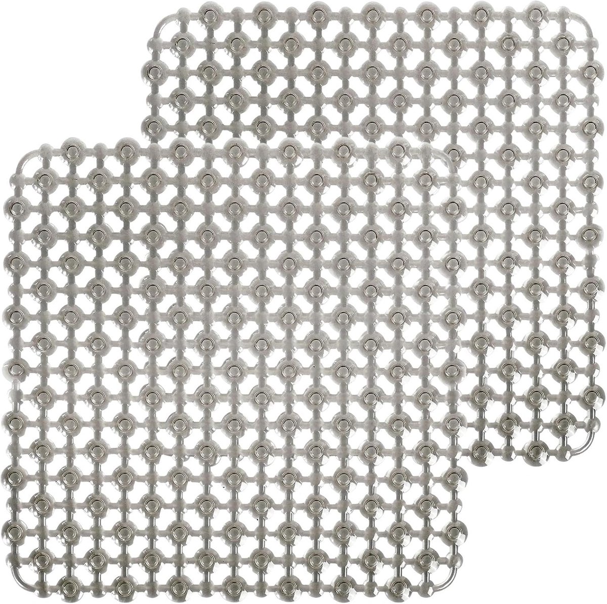 Spoelbakmat - Afvoermat - Koffie Afdruipmat - Gootsteenmatten - Koffiemat - Afdruipmat Geschikt Voor Afwas - 28*28cm - gootsteen mat - Knutselmat - afdruiprek mat - Koffiemachine of Knutsel Onderlegger - Doorschijnend zwart