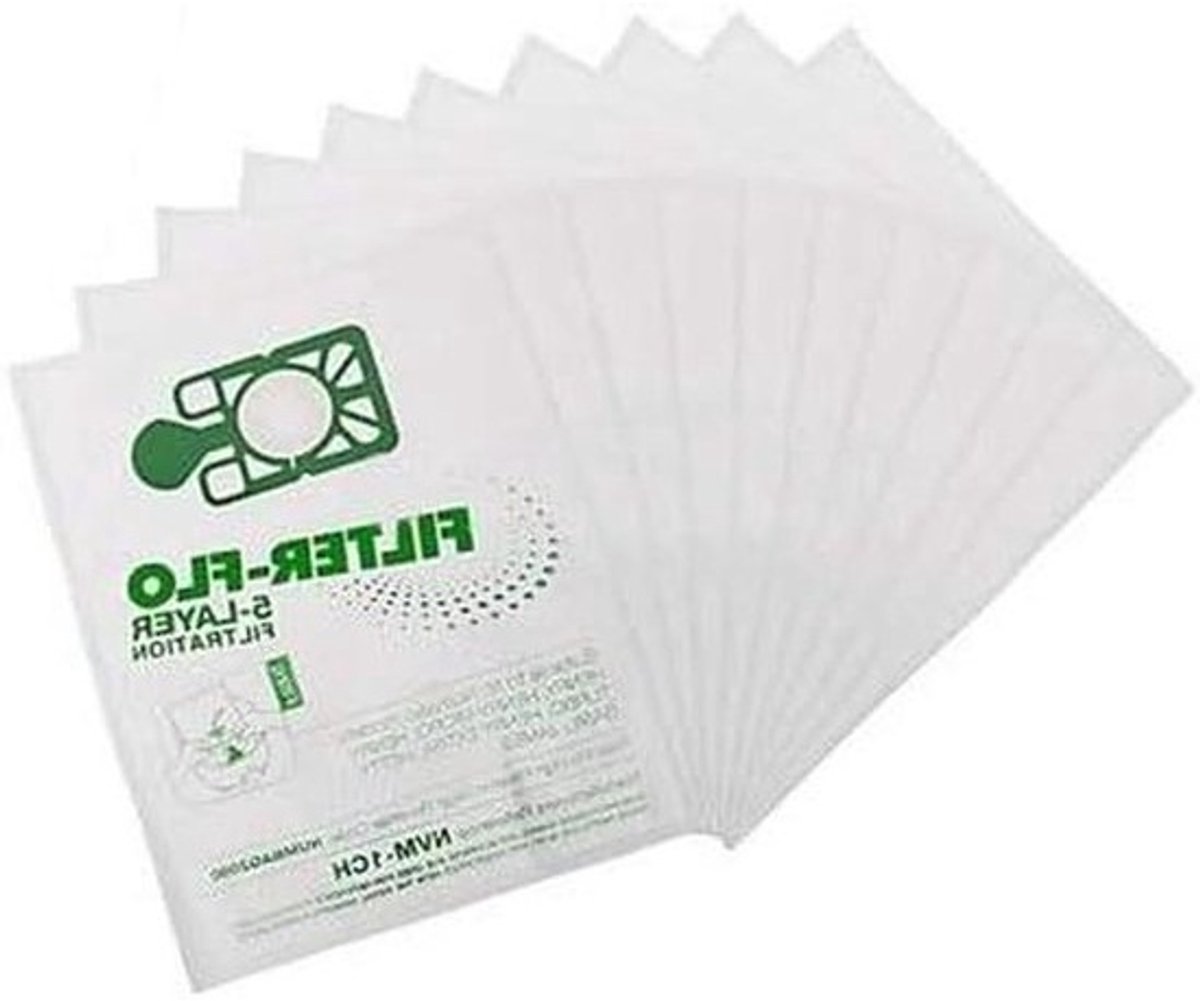 Stofzuigerzakken - Stofzuigerzakken - Stofzuigen - Hepaflo - 10 stuks - wit