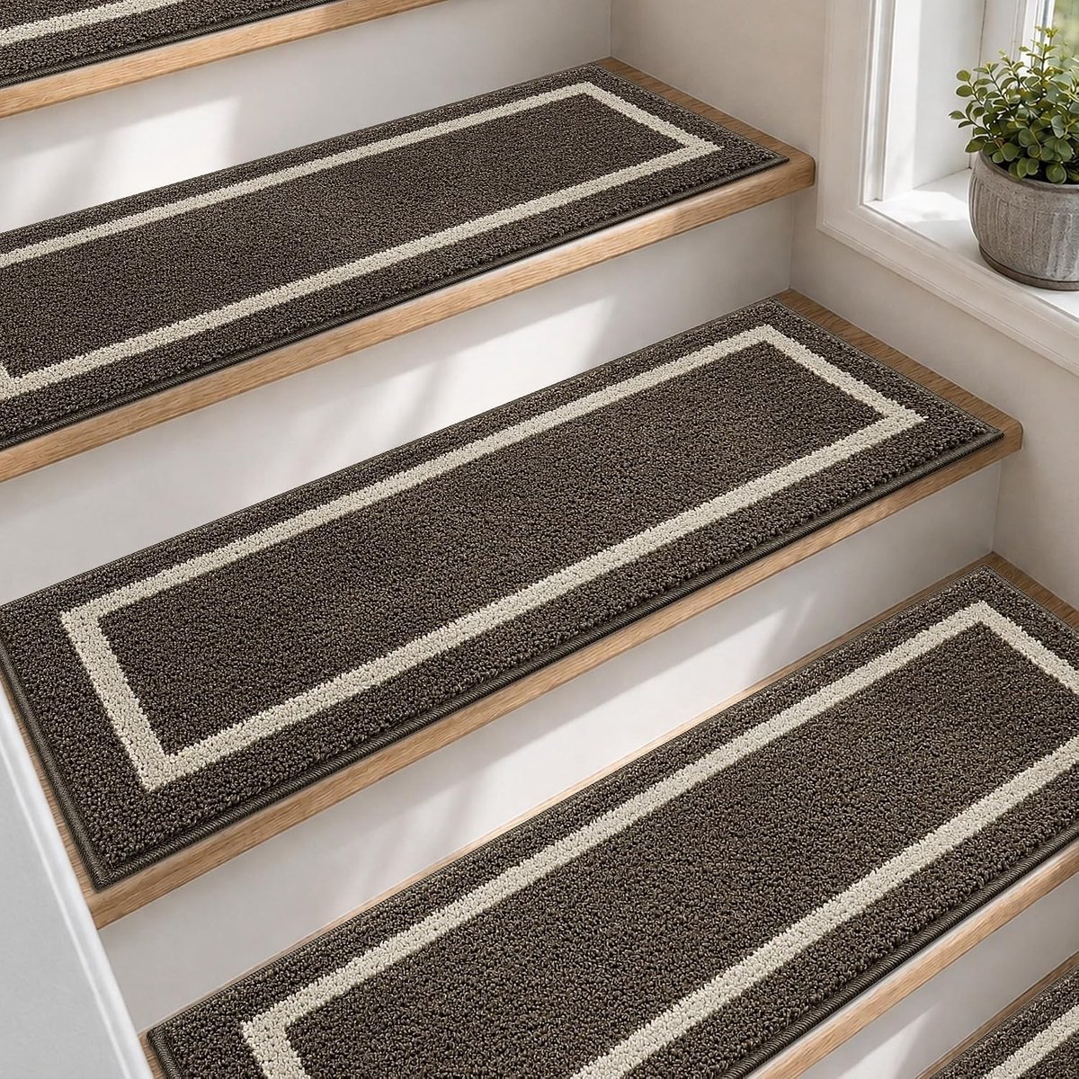 Indoor Trapmatten 70 x 22 cm (Set van 15) - Antislip, Wasbaar en Geschikt voor Kinderen, Senioren en Honden - Comfort en Veiligheid in Huis