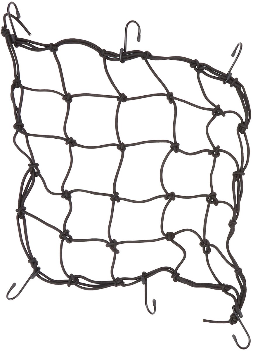 Cargo Elastisch Bagagenet - Zwart, X-Large