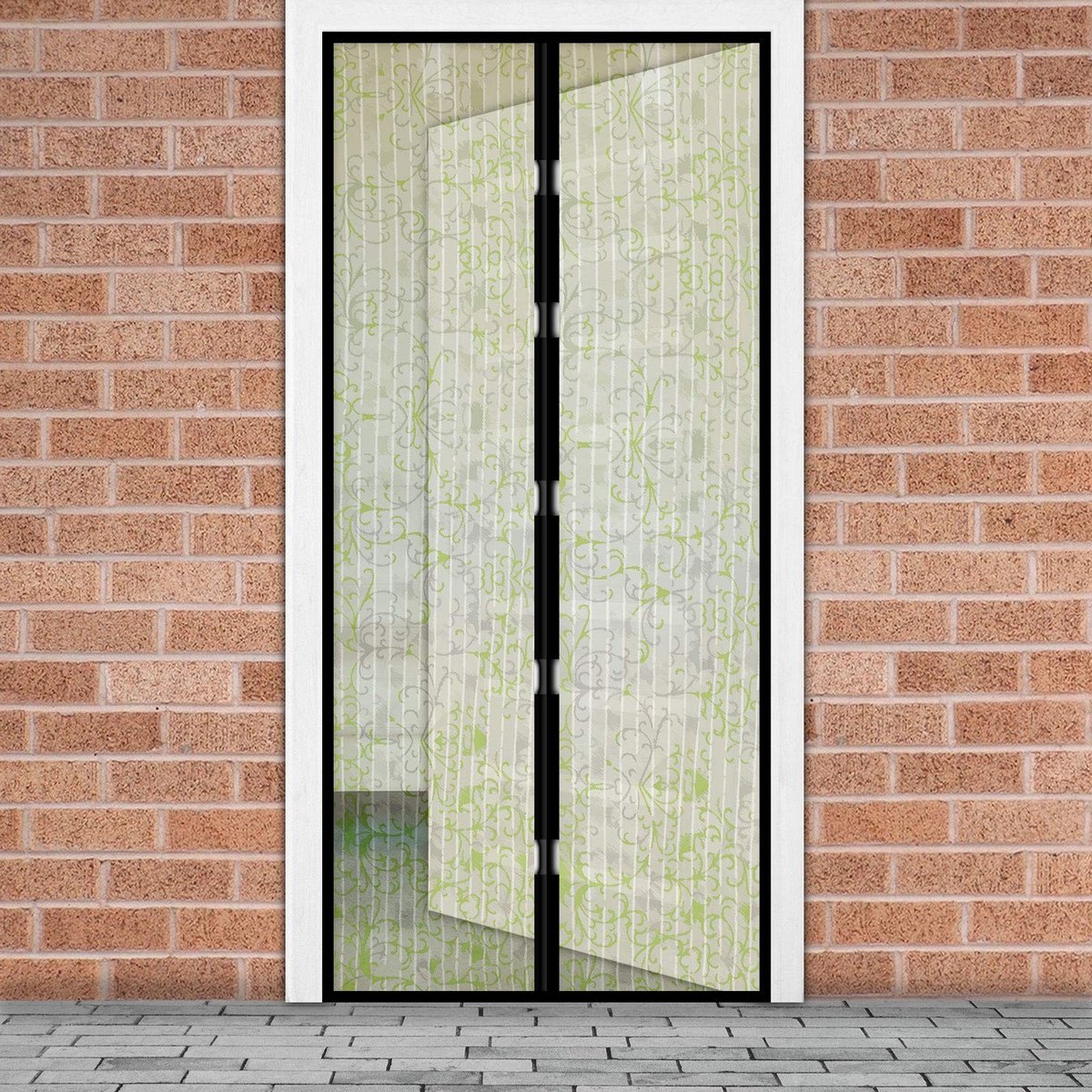 Vliegenhor voor Balkondeur - Zonder Boren - 100 x 210 cm