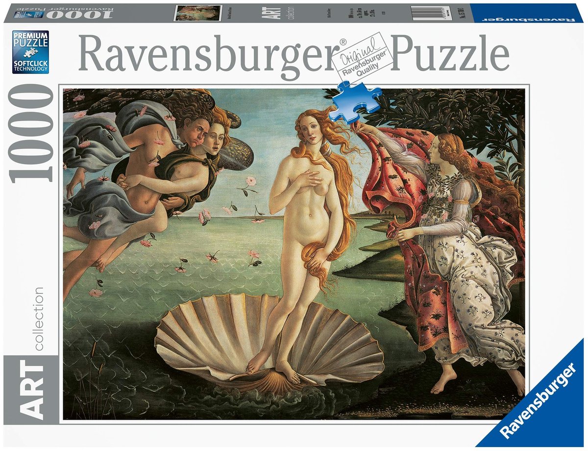 Puzzel 1000 stukjes - Narodziny Wenus