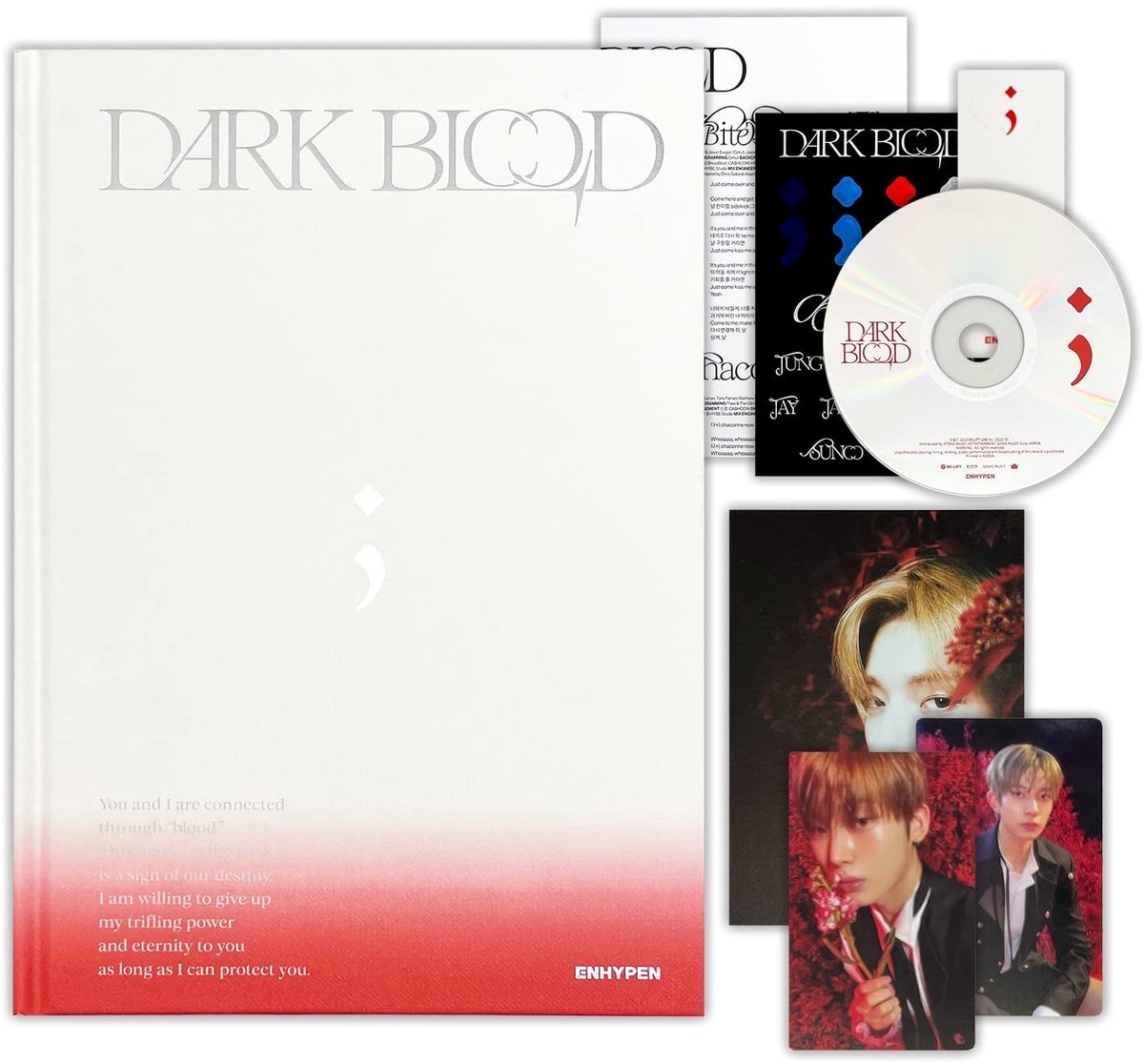 Dark Blood Fotoboek met CD en Extra Fotokaarten