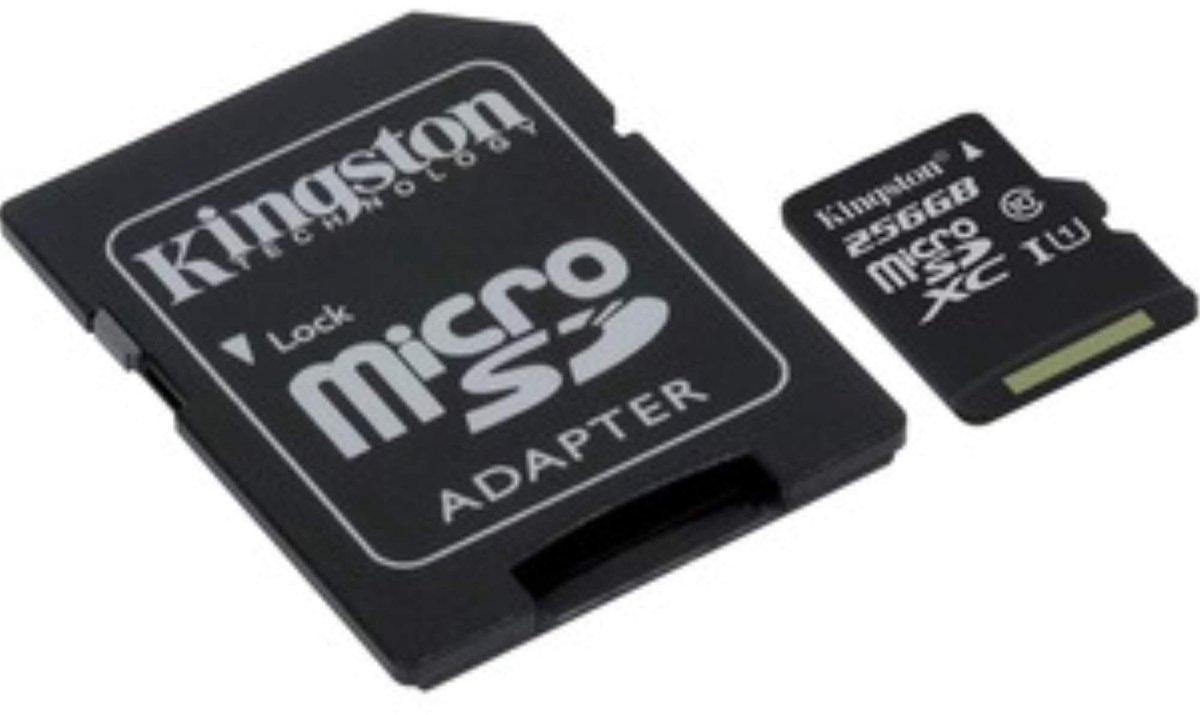 MicroSD Geheugenkaart - 256 GB - Klasse 10 UHS-I