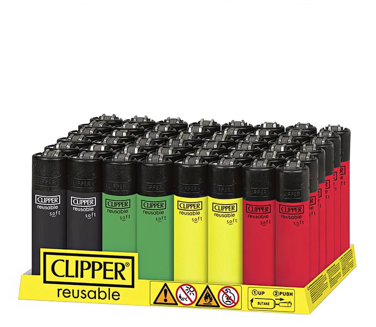 Clipper Large Soft Touch Jamaica (Display 48 stuks)