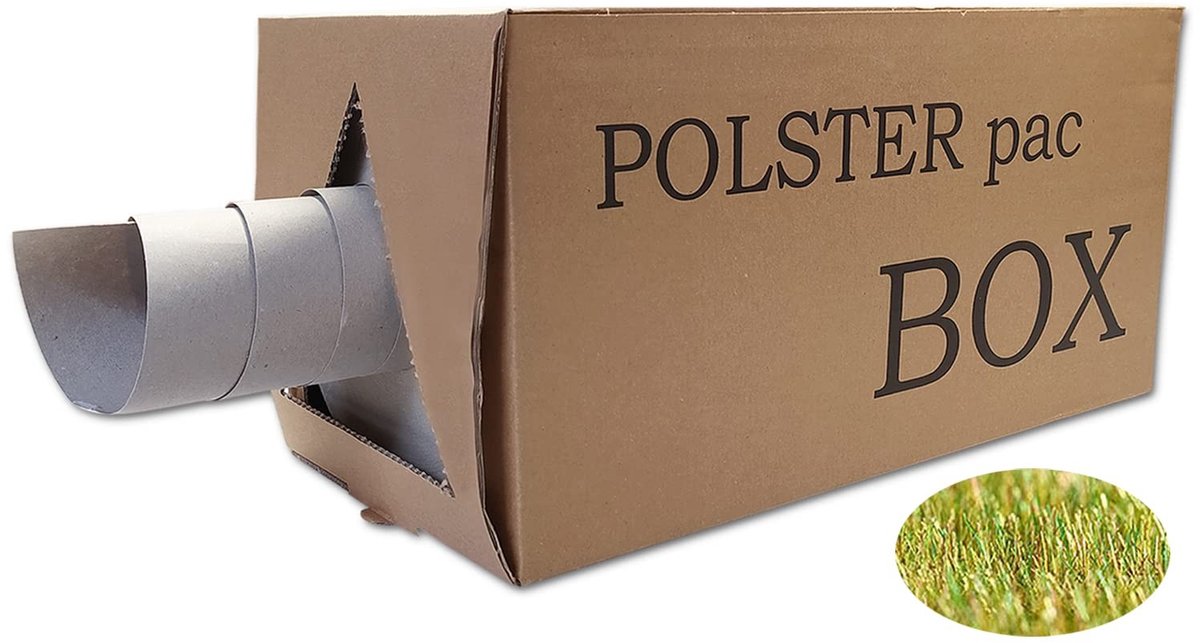Papieren Kussen Dispenser - 200 m Gras Papier in Dispenser