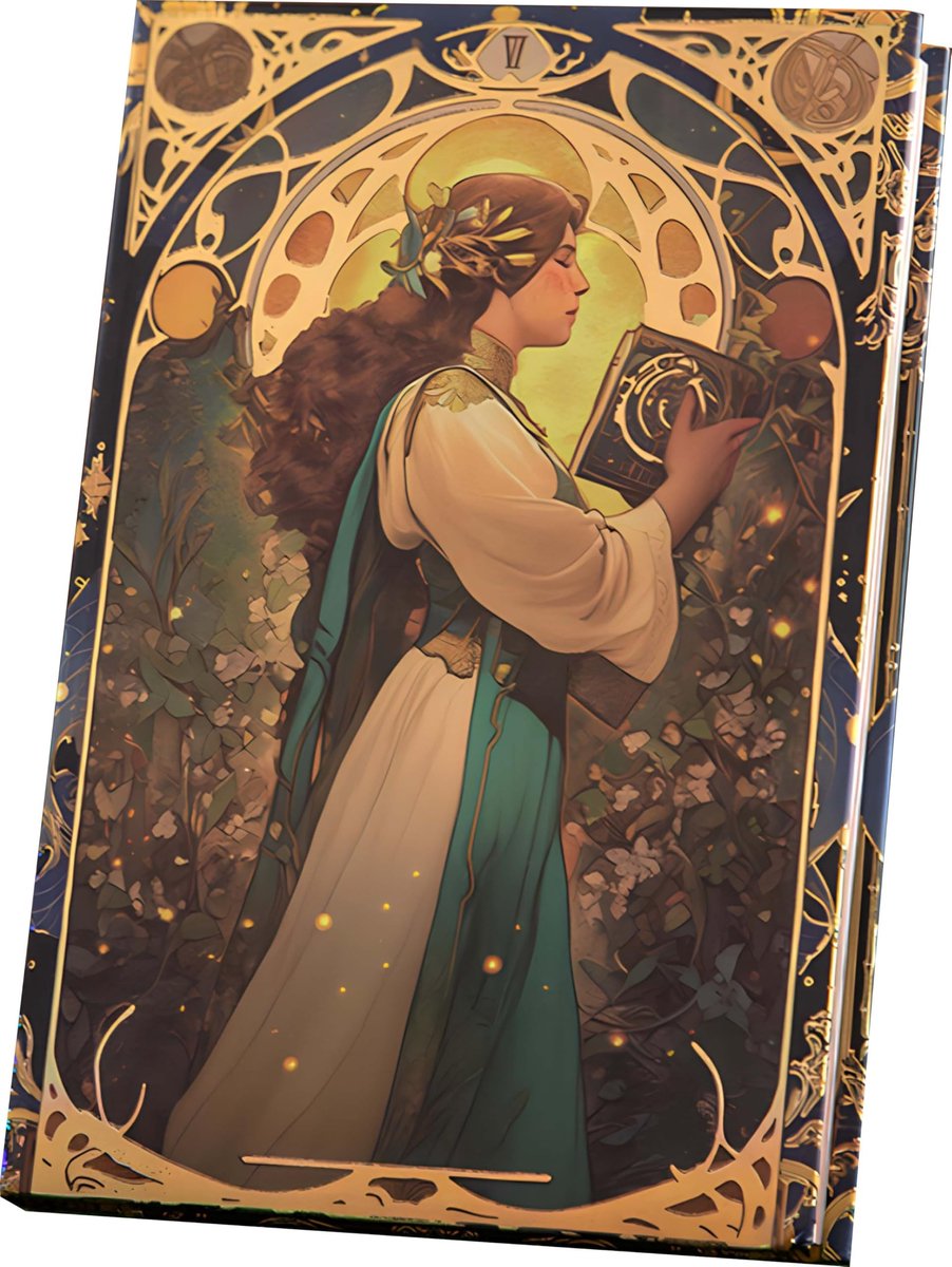 Notitieboek Aesthetic - Art Nouveau Design - B6 formaat