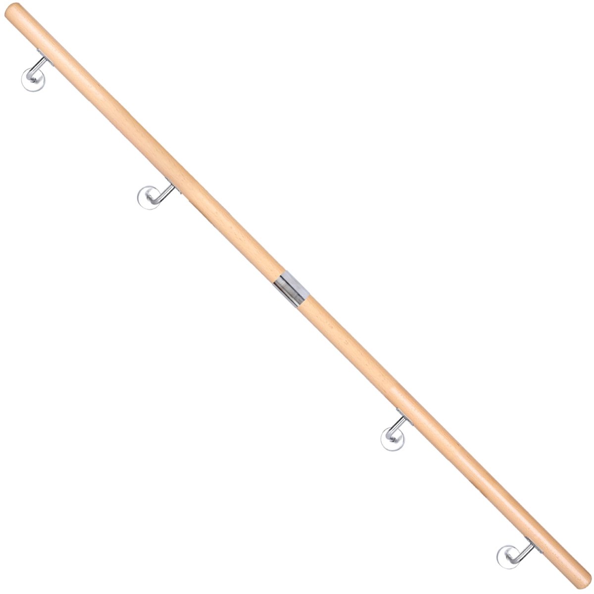 Beukenhouten Trapleuning - 200 cm, Non-slip