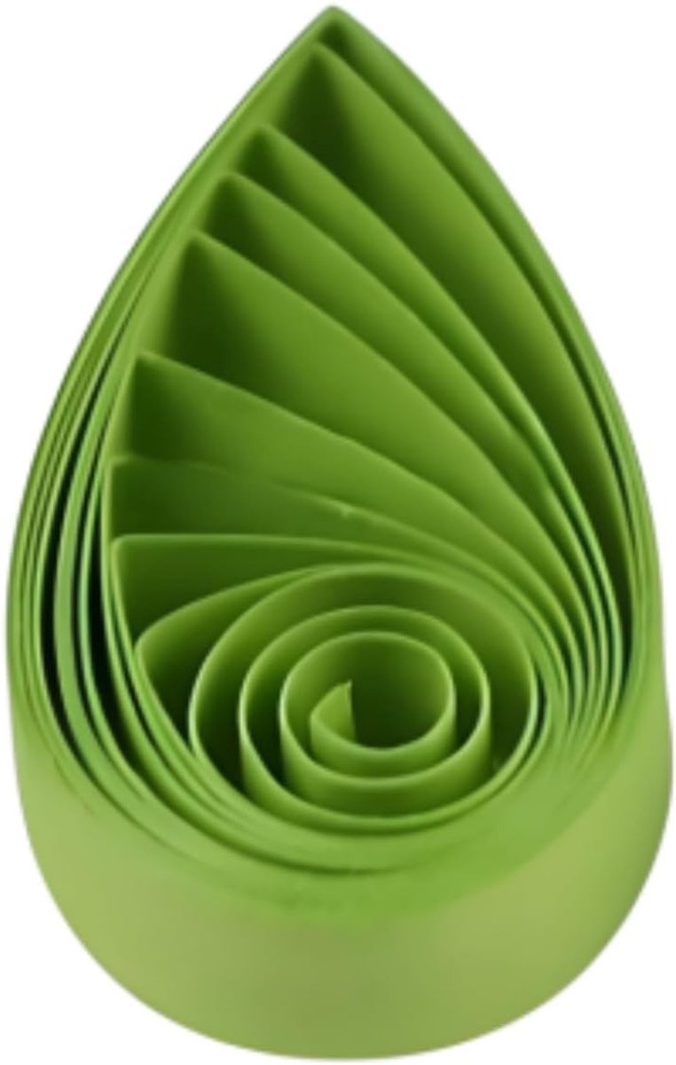 Pestal Green Tone Quilling Paper Strips 5mm voor Creatieve Knutselprojecten - 0.5cm Origami en Filigree Strips in Chartreuse Groen
