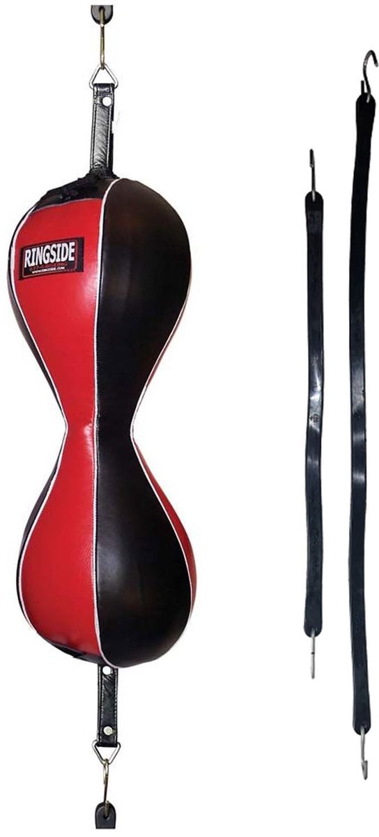 Double End Bag - Voor Bokstraining - Rood/Zwart