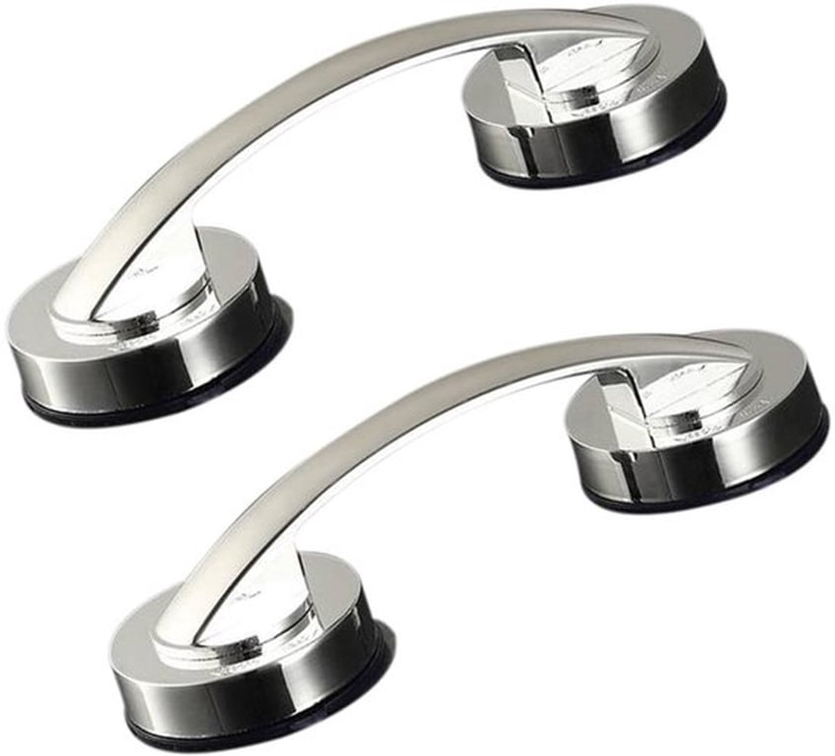 2 Stuks Douche Handvat Bad Grab Bar Zuig Handvat Grab Bars voor Douche Badkamer Badkuipen Bad Veiligheid Grab Bar met Sterke Hold Zuignap 19.4cm