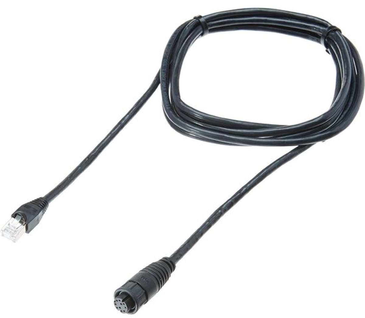 RayNet naar RJ45 Adapter - Ethernet Kabel - Scheepselektronica Aansluiten - Versterkte Waterdichte Kabel - 3 meter - Zwart