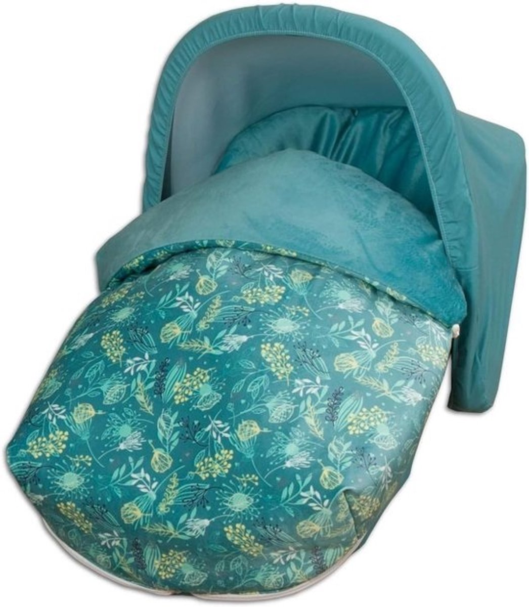 Babydrager Voetenzak - Kinderwagen Zak - Baby Vervoeren - Waterafstotend Fleece - Universeel - Groen