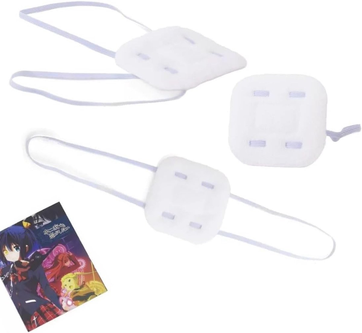 Verstelbare Oogmaskers voor Kinderen en Volwassenen, Ideaal voor Rollenspel en Herstel, 3 Stuks
