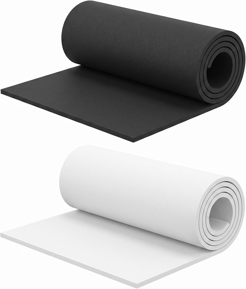 Dik EVA-rubber schuimrollen van 5 mm, hoge dichtheid, ideaal voor geluiddemping en isolatie, 35 x 100 cm