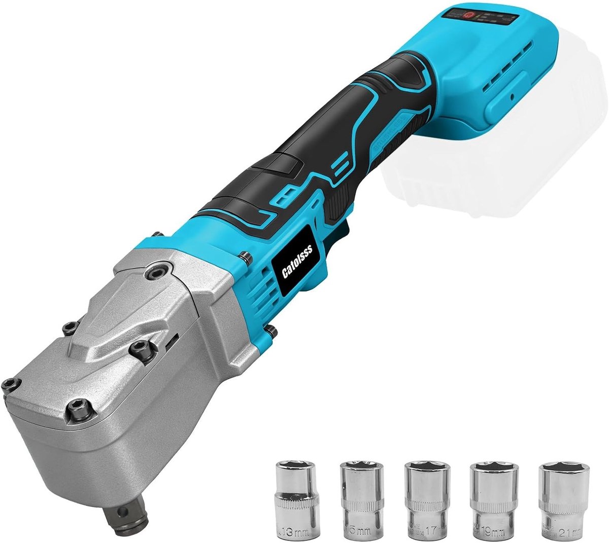Precisie ratelsleutel 1/2 inch voor 18V batterijen, borstelmotor, 280 N.M, variabele snelheid, 5 opzetstukken, elektrisch gereedschap voor meubels en voertuigen