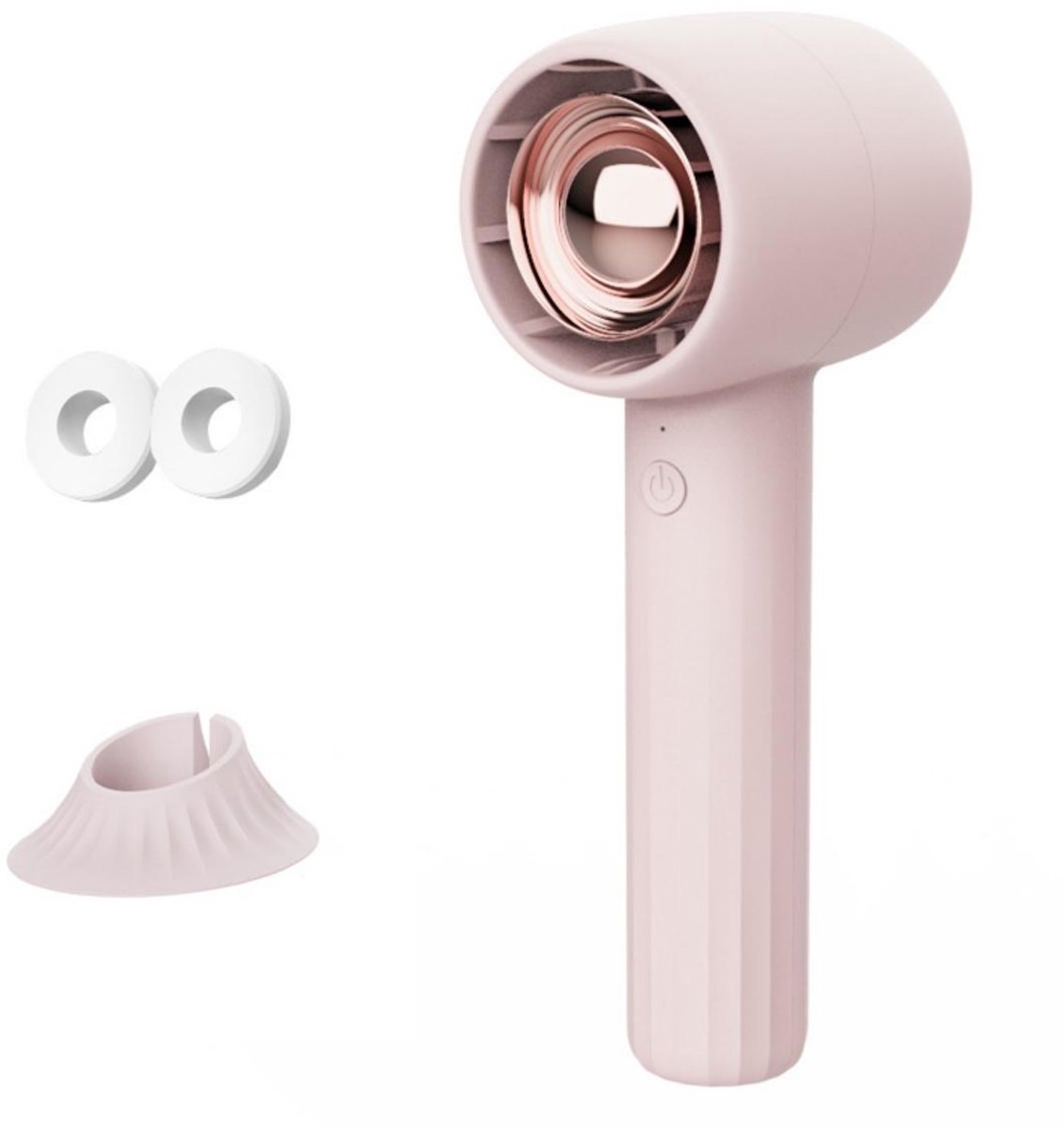 SSTRWGOOD USB-ventilator - Stille Handventilator met 3 Snelheidsstanden - 1200mAh Oplaadbaar - 148x51x57mm - Geschikt voor Reizen en Buitengebruik - Kunststof - Compact en Draagbaar