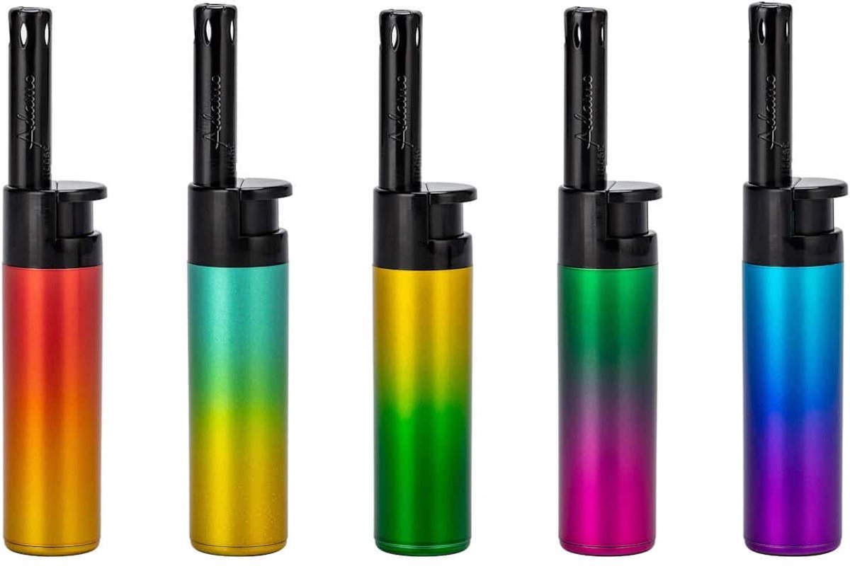 Adamo Milan Metallic Gradient Aansteker (Display 30 stuks)