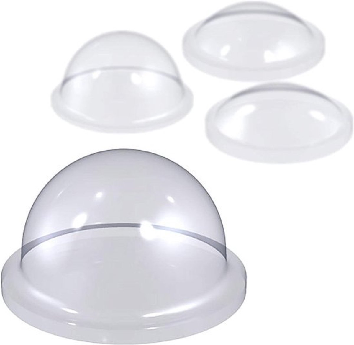 Zelfklevende Buffers - Rubberen Voetjes - Meubels Beschermen - Antislip en Slijtvast - Ø 95 x H 54 mm - Transparant