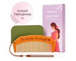 Mamosta® Bevalkam - Geboortekam - Zwangerschapskam - Bevallingskam - Labor Comb - Kraampakket - Bevallen