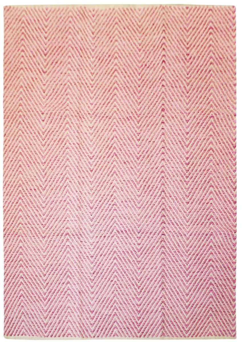 Dutch XXL Laagpolig Vloerkleed | Tapijt | Aperitif | Visgraat | Roze | 160x230 cm