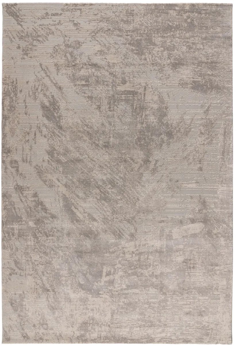 Dutch XXL Modern Vloerkleed | Tapijt | Calais | Abstract | Zilver | 200x290 cm