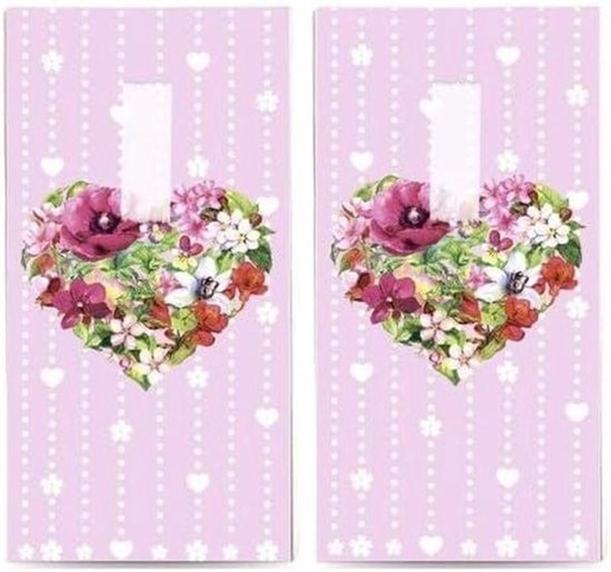 Zakdoeken met bloemenmotief - Papieren zakdoekjes - Kleine attentie geven - Geproduceerd in Duitsland - 22 x 21 cm - Multicolor