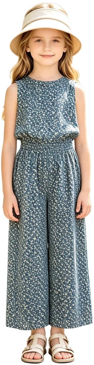 Meisjesbody met bloemenprint - Casual eendelig pak