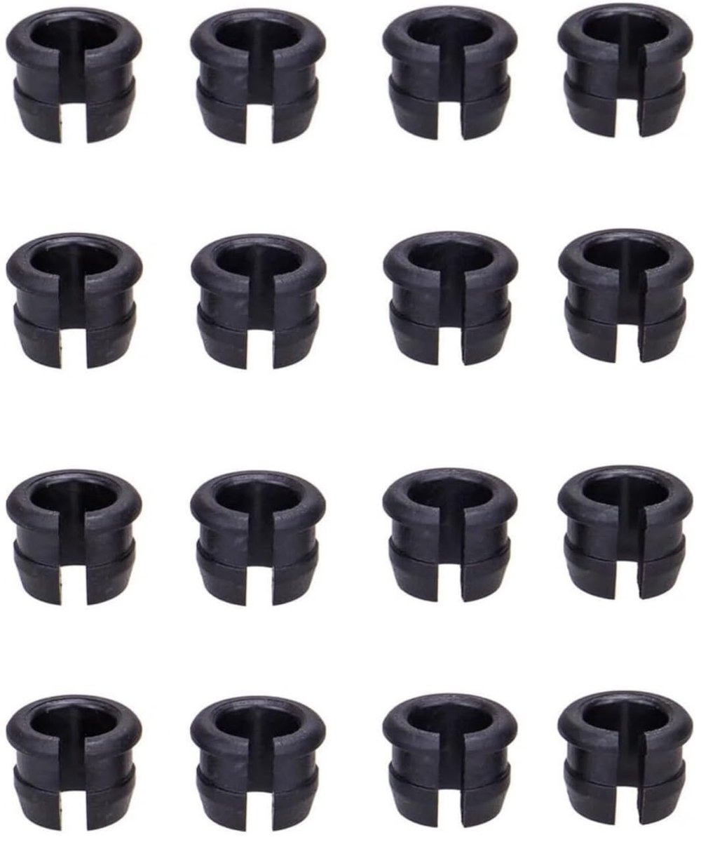 Ventielgatadapterset voor mountainbike - Zwart - 16 stuks