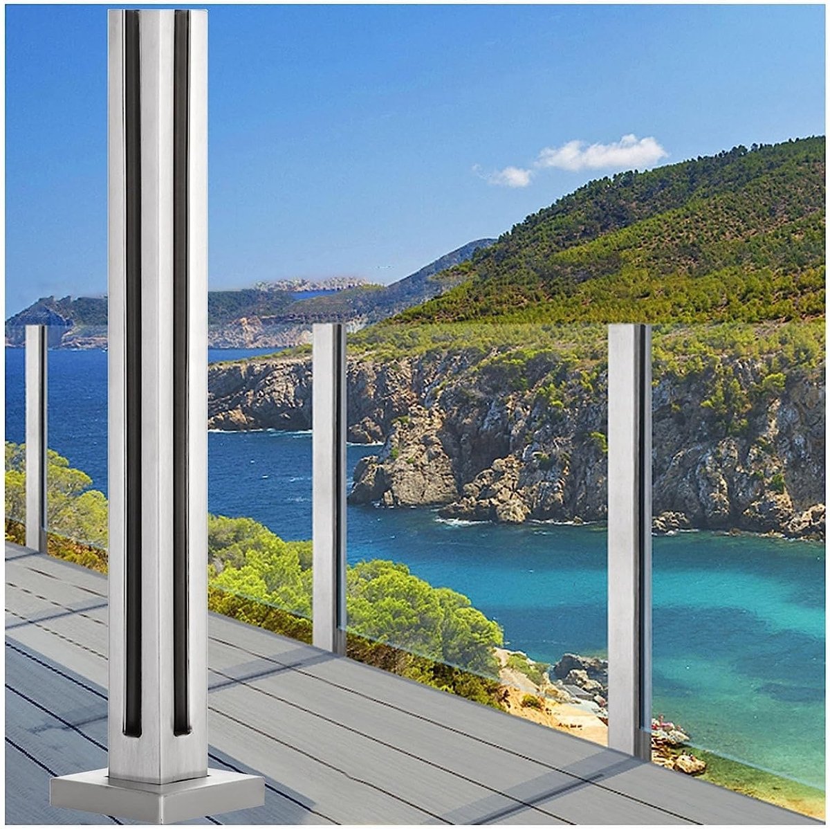 balustradepaal - Hoogte 90cm