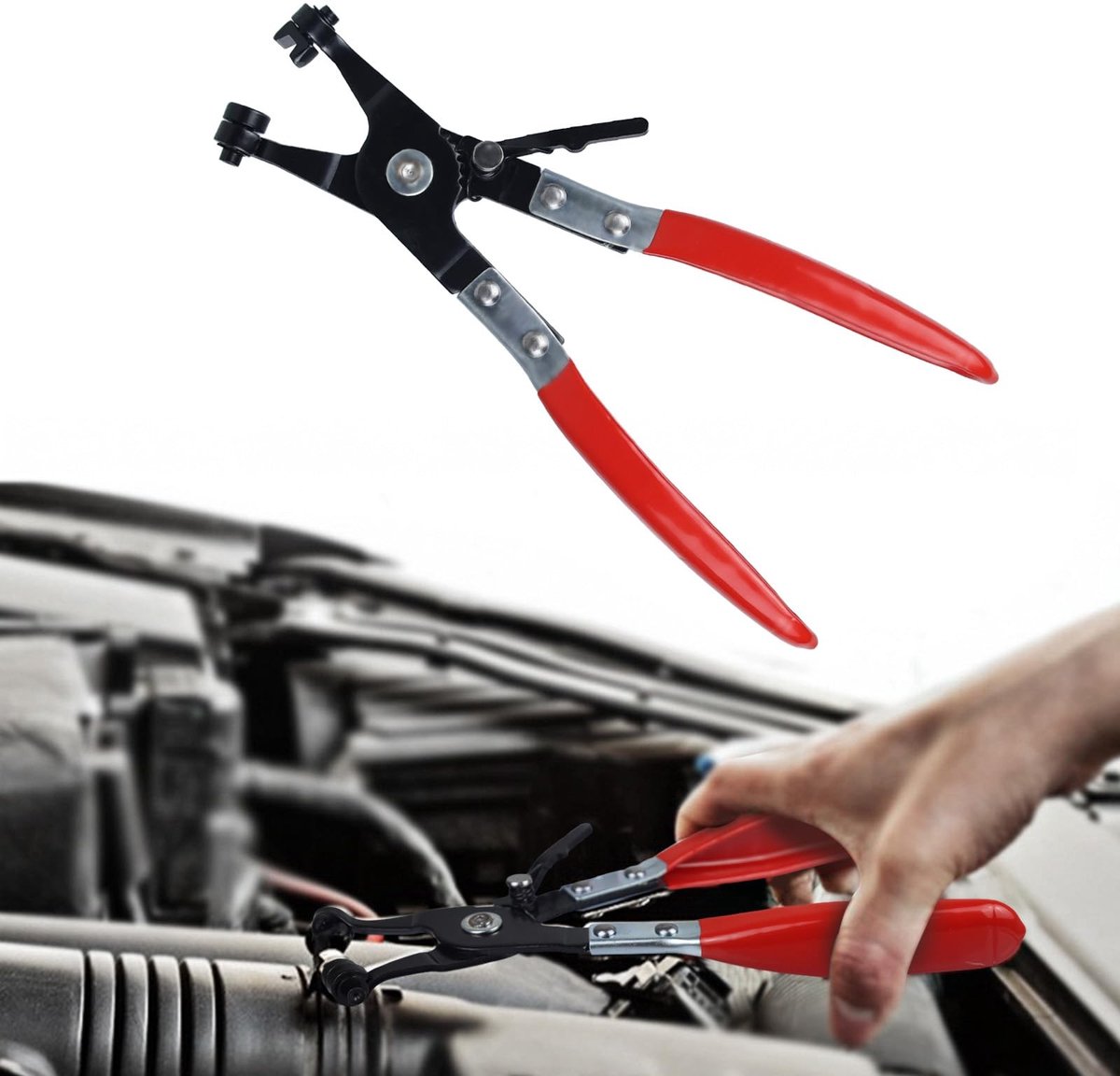 Slangklem Tang - Met Kunststof Handvat - Voor Auto Reparaties